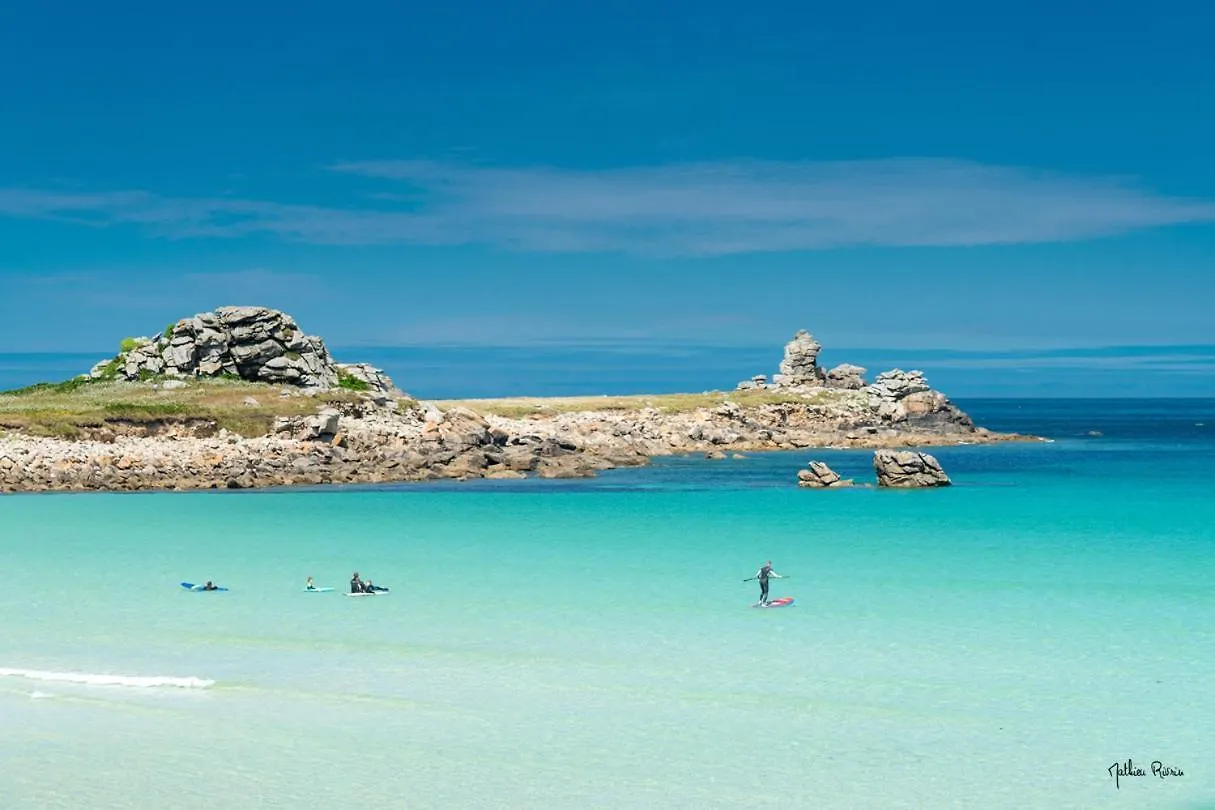 Prázdninový dům Ti An Holen Maison Familiale De Charme A 5Mn A Pied De La Plage Et Du Port Ploudalmézeau